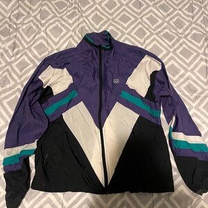 Vintage USA Olympic Purple and Black Windbreaker Jacket